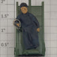 Lionel 356-34X Dark Green Baggage Cart Truck with Figure