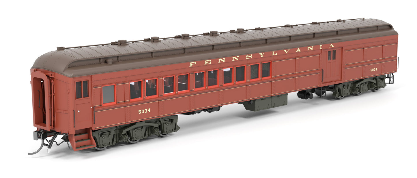 Broadway Limited 8981 HO Pennsylvania PB70 Coach-Baggage Combine #5047