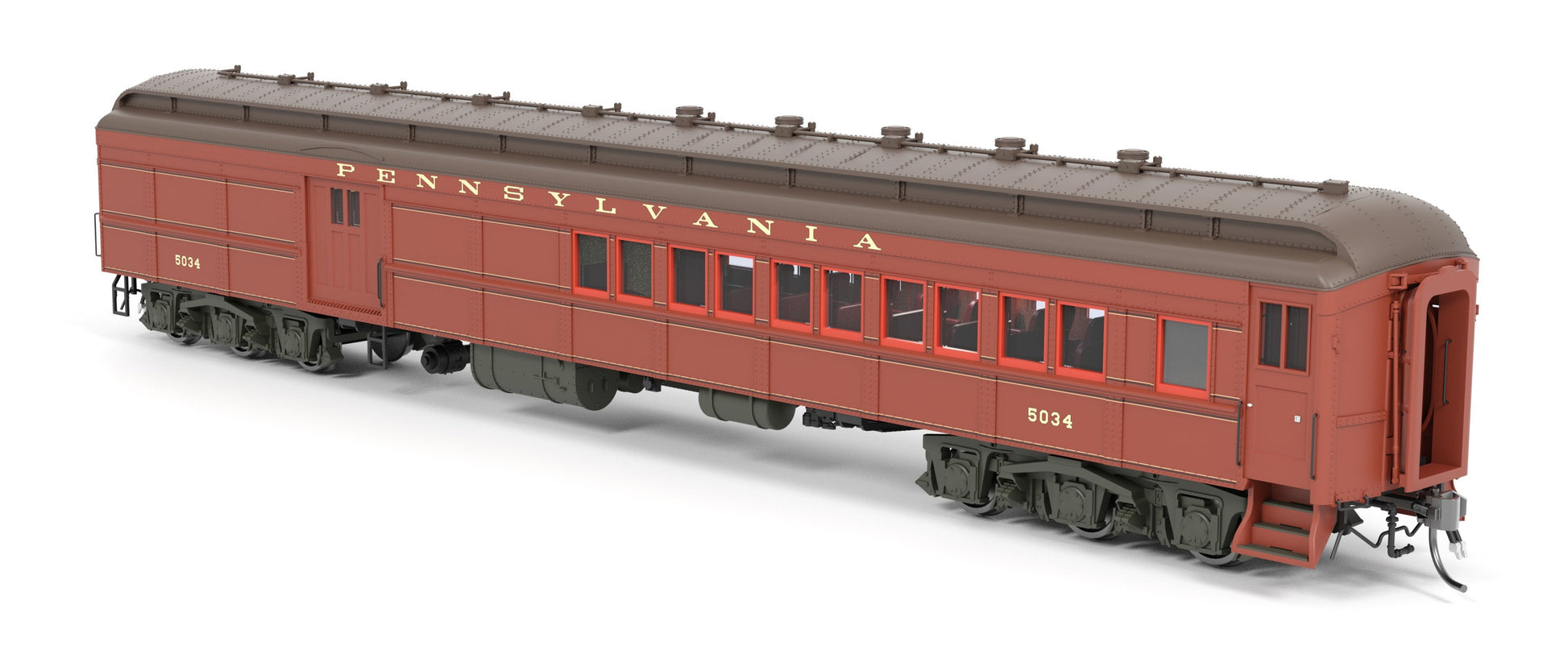 Broadway Limited 8981 HO Pennsylvania PB70 Coach-Baggage Combine #5047