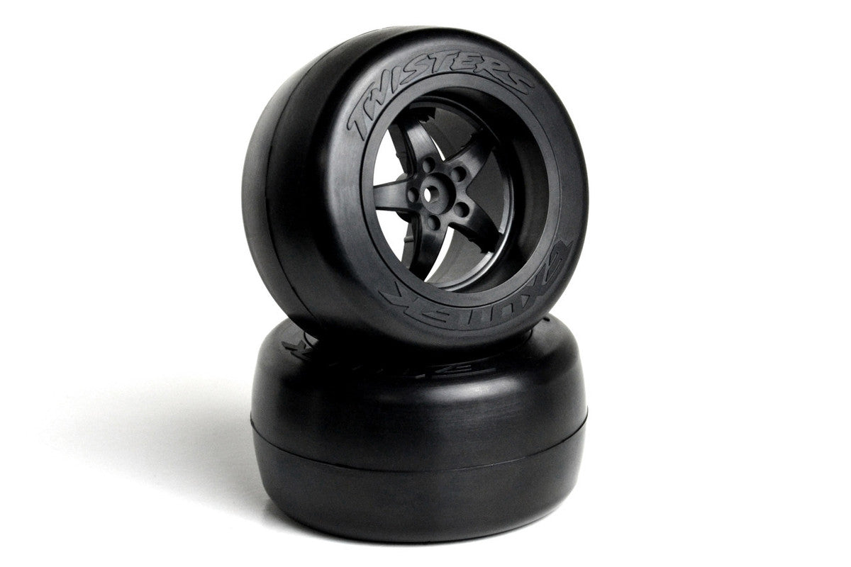 Exotek Racing 2155 Twister Pro Drag Tire and Wheel Set with Firm Foam Inserts