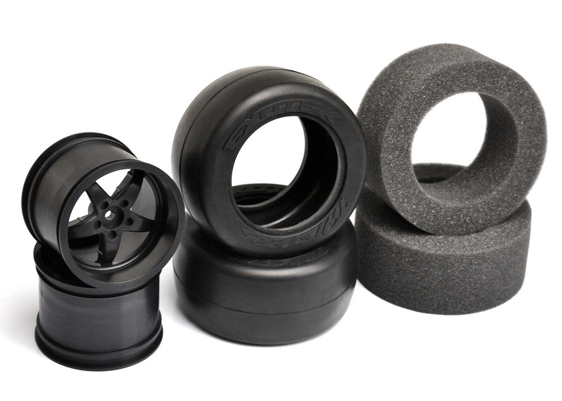 Exotek Racing 2155 Twister Pro Drag Tire and Wheel Set with Firm Foam Inserts