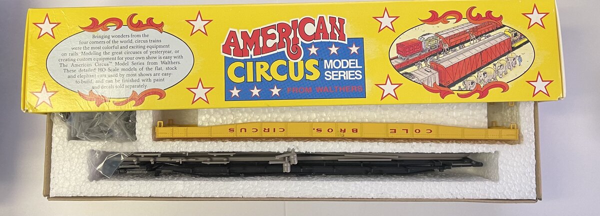 Walthers American Circus Series Cole Brothers-Mt. Vernon Flat Car Model Kit