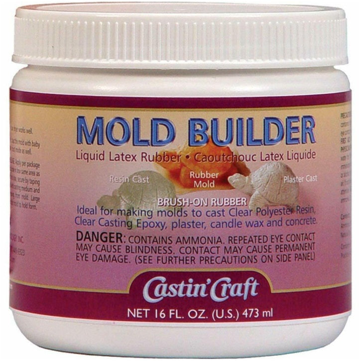 Castin Craft 00779 Mold Builder Liquid Latex Rubber 16 Oz. Bottle