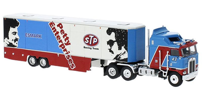 Brekina Automodelle 85736 HO STP '80 Kenworth K100 Aerodyne Sleeper-Cab Tractor