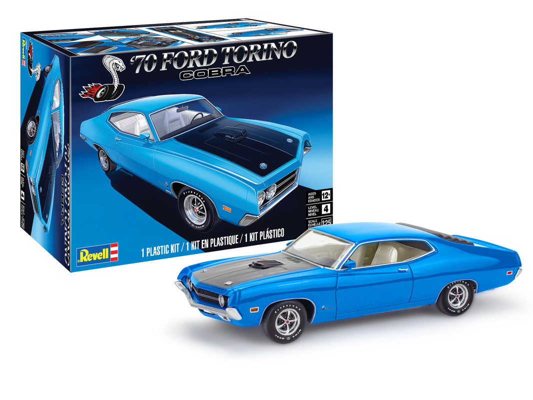Revell 14534 1:25 1970 Ford Torino Cobra Plastic Model Kit