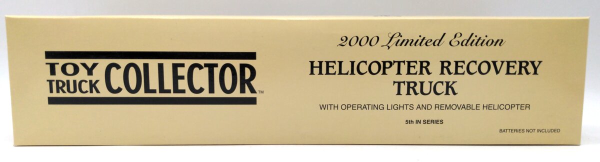 Toy Truck Collector 2000 1:32 Helicopter Recovery Truck w/Operating Lights