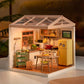 Robotime DW008 Rolife Happy Meals Kitchen DIY Plastic Miniature House Kit