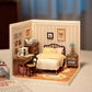 Robotime DW009 Rolife Sweet Dream Bedroom DIY Plastic Miniature House Kit