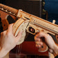 Robotime LQB01 ROKR Thompson Submachine Toy Gun 3D Wooden Puzzle