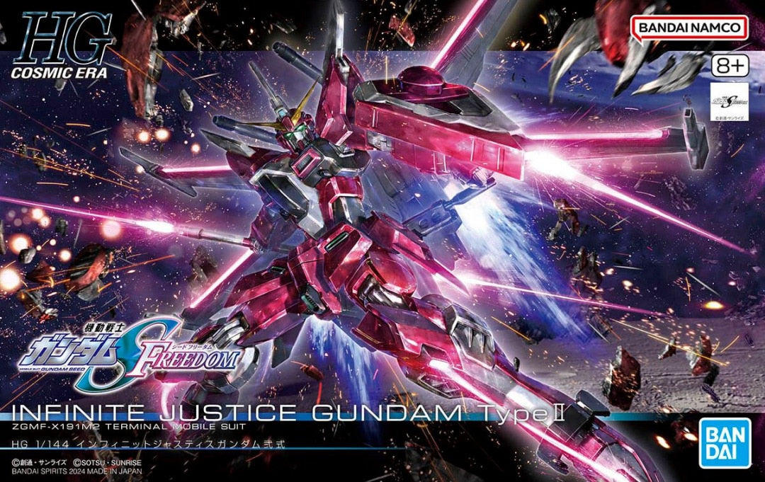 Bandai 2679243 1:144 HG Infinite Justice Gundam Type II Plastic Model Kit