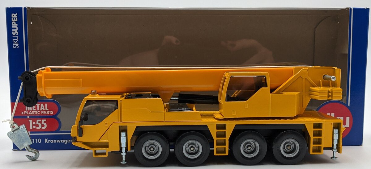 Siku 2110 1:55 Yellow Metal w/Plastic Parts Mobile Crane