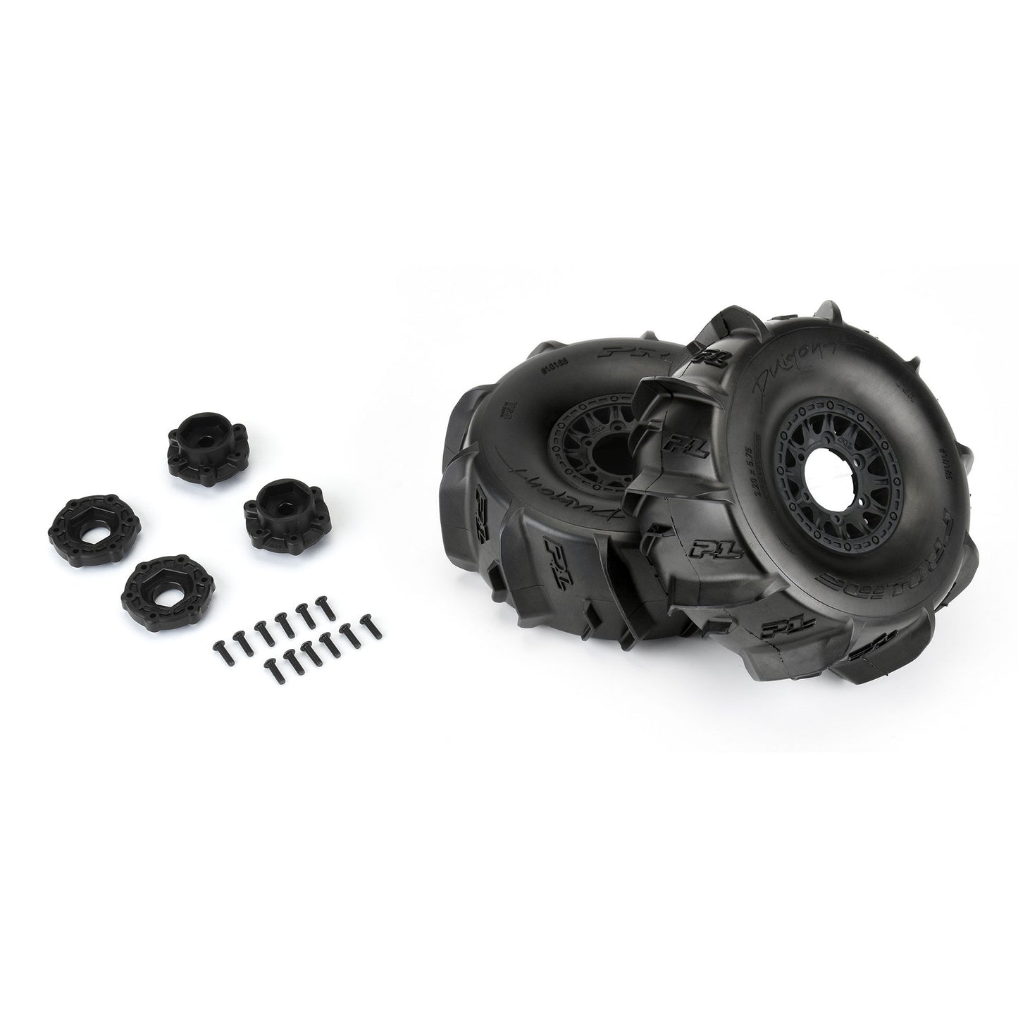 Pro-Line Racing 1018911 1:7 Mojave/UDR MTD Black Raid Dumont Sand/Snow F/R Tires