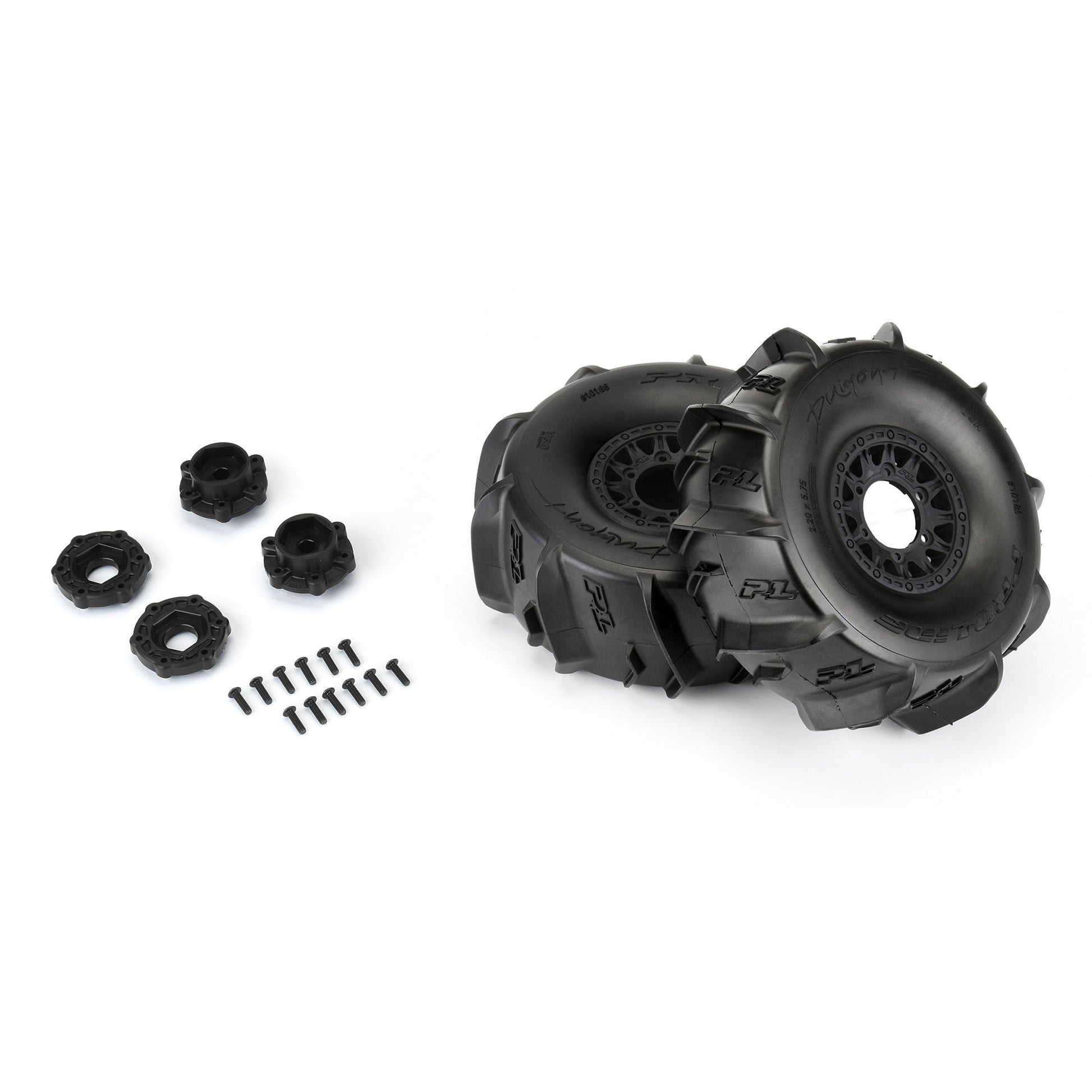 Pro-Line Racing 1018911 1:7 Mojave/UDR MTD Black Raid Dumont Sand/Snow F/R Tires