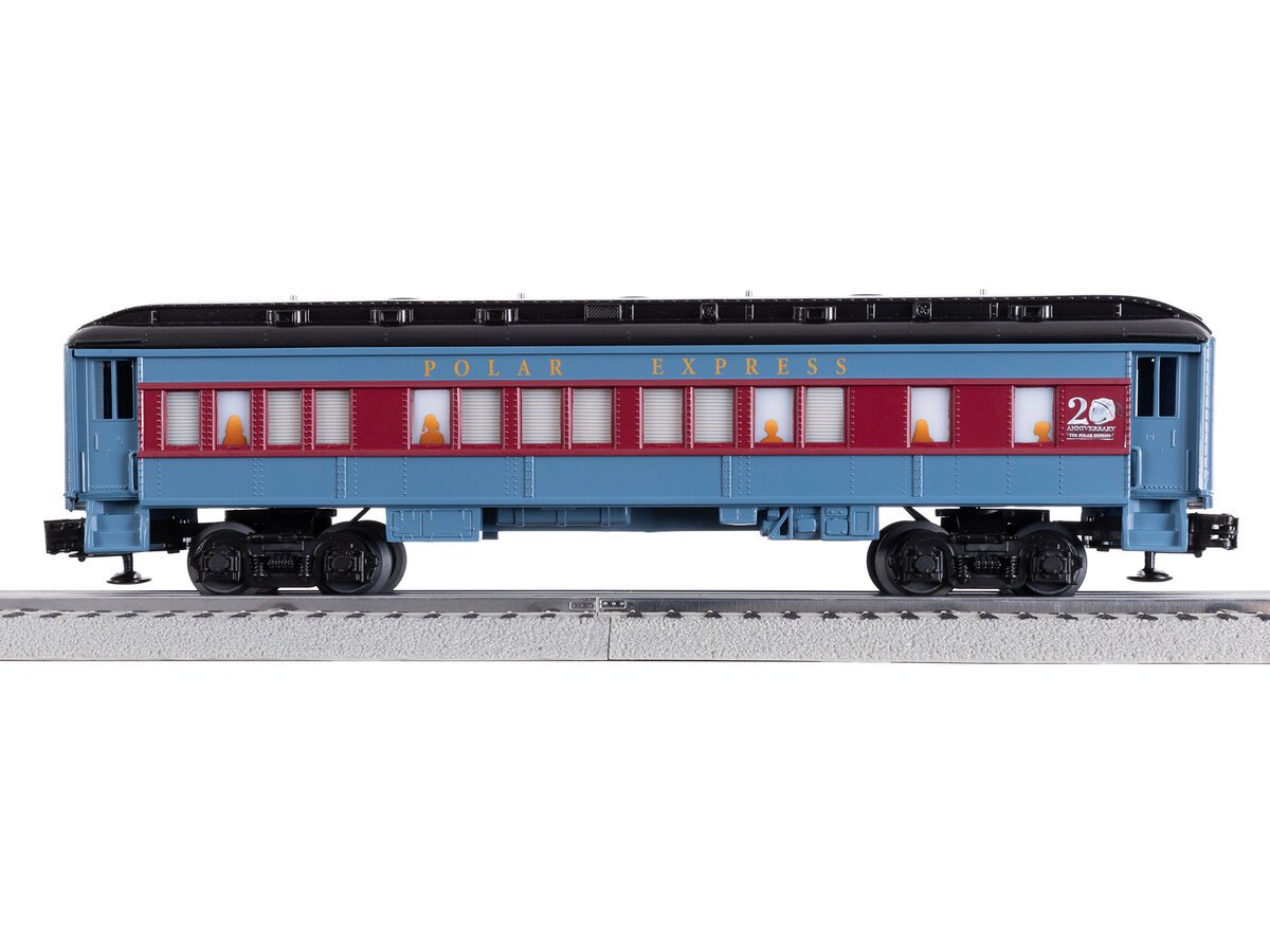 Lionel 2427990 O The Polar Express 20th Anniversary Black Roof Add-On Coach