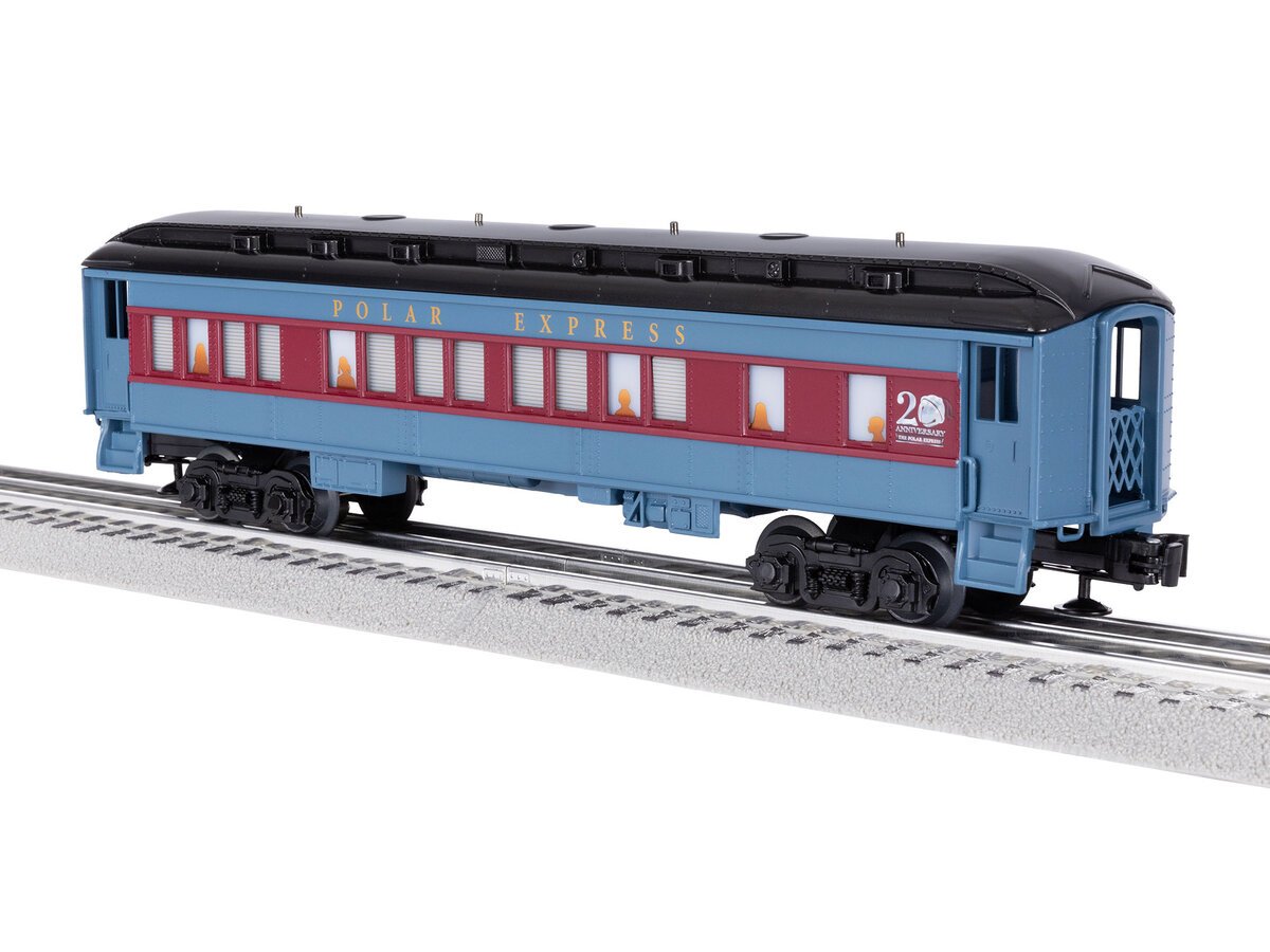Lionel 2427990 O The Polar Express 20th Anniversary Black Roof Add-On Coach