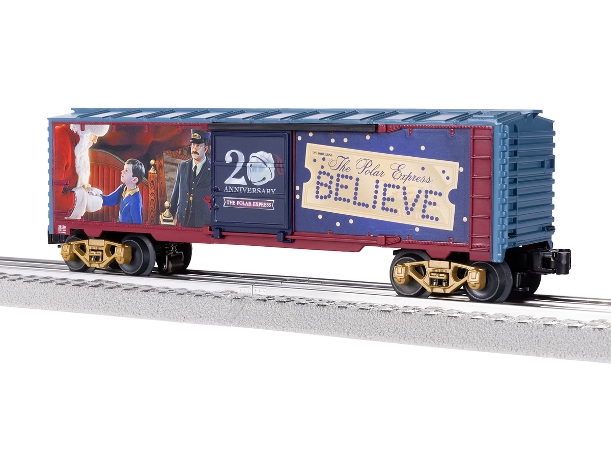 Lionel 2428170 O The Polar Express The Bell Still Rings Illuminated Sound Boxcar