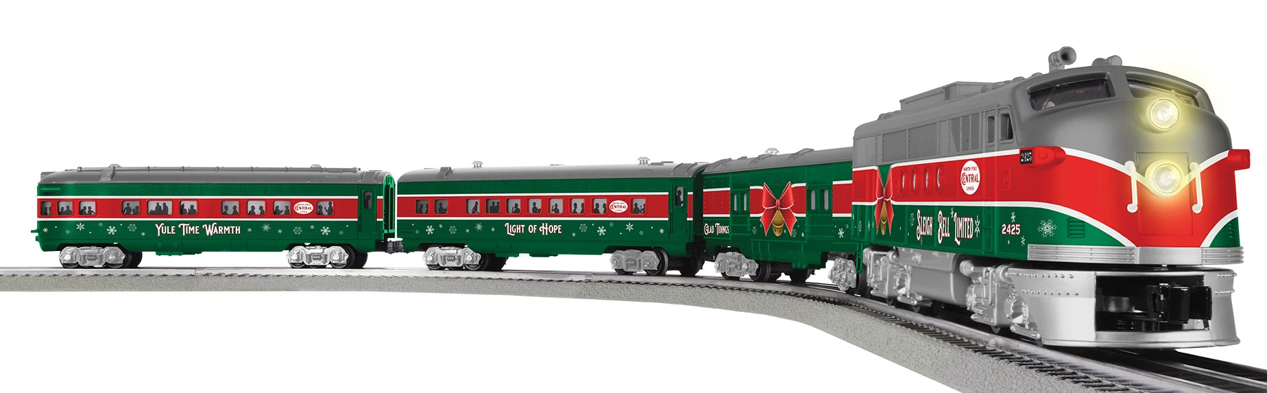 Lionel 2423060 Sleigh Bell Limited O Scale Passenger LionChief Set