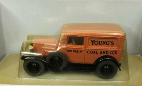 Ertl 2518 1:43 Vintage Vehicles Tan Young's Coal & Ice 1930 Chevy Truck