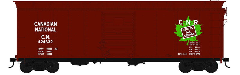 Bowser 2-5741 HO Canadian National Serves all Canada 40' Boxcar #424459