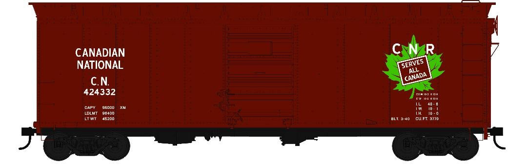 Bowser 2-5743 HO Canadian National Serves all Canada 40' Boxcar #424963