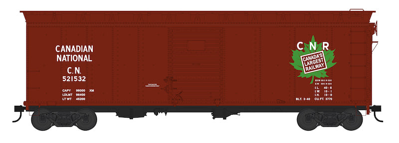Bowser 2-5745 HO Canadian National Serves all Canada 40' Boxcar #521649