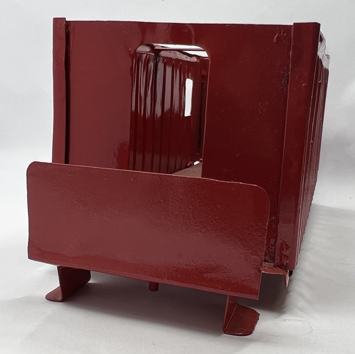 Lionel 117-2 Red Repainted Tinplate Caboose Shell