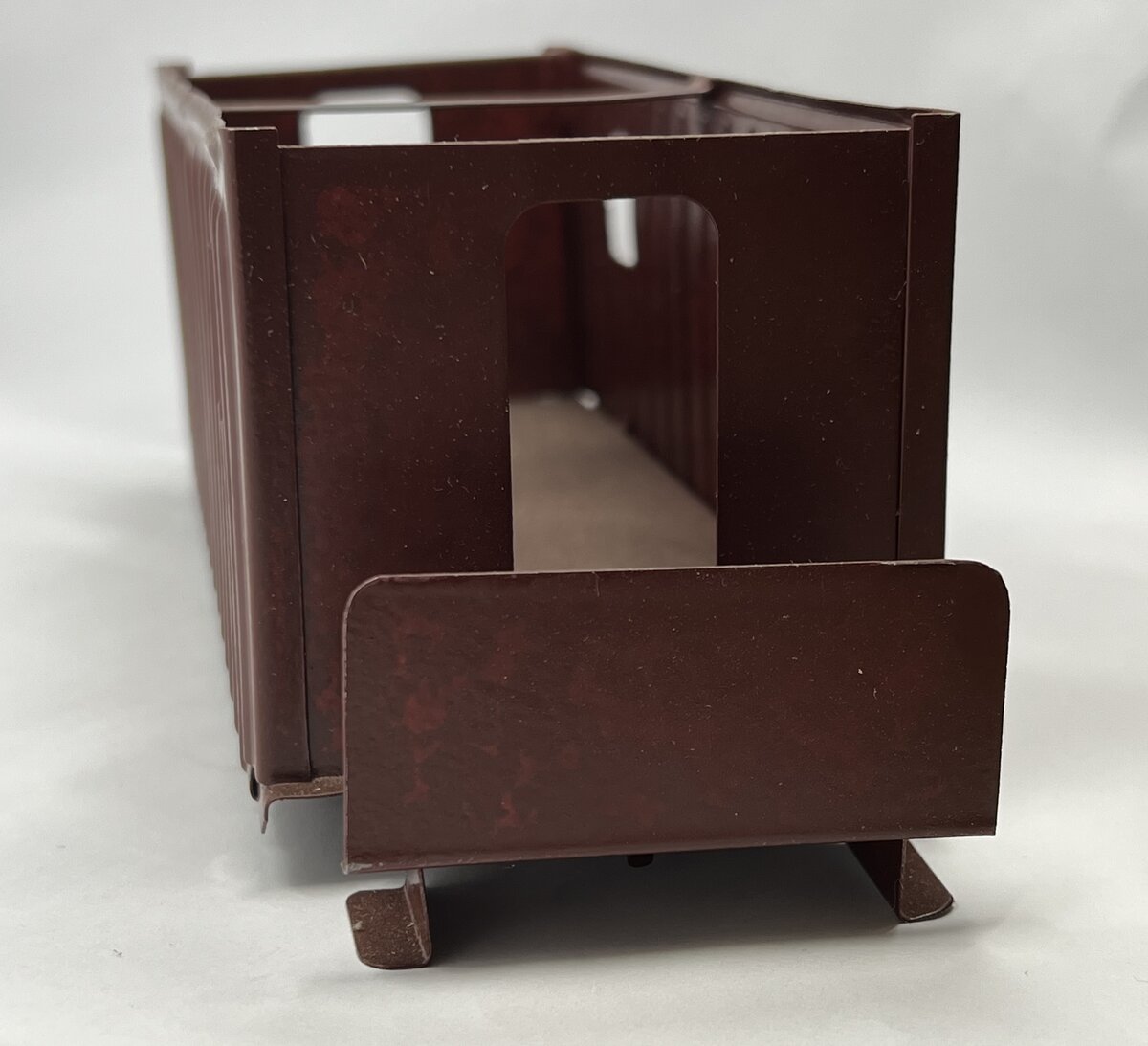 Lionel 117-2 Brown Repainted Tinplate Caboose Shell