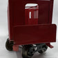 Lionel 117-3 Red Repainted Tinplate Caboose Shell with Trucks