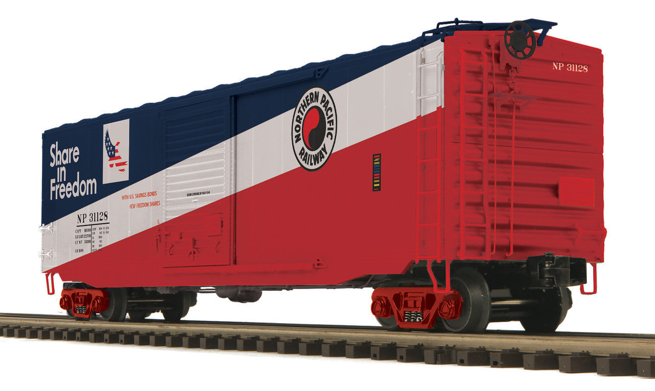 MTH 20-99381 O NP Premier 50’ Ps-1 Box Car with Youngstown Standard Door #31128