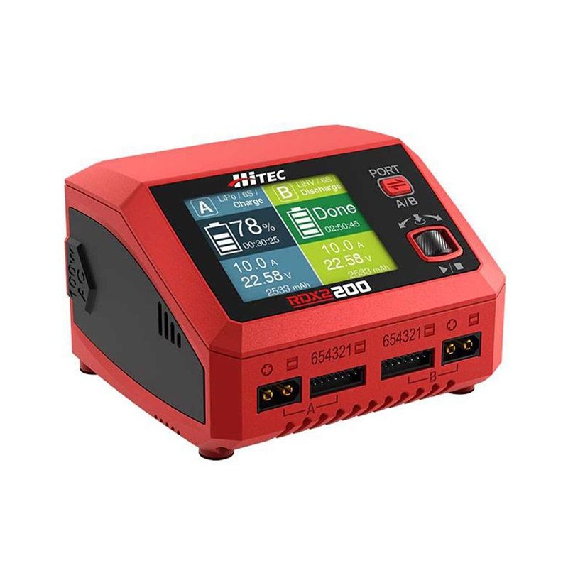 Hitec RCD RDX2 200 Dual Smart LiPo Battery Balance Charger