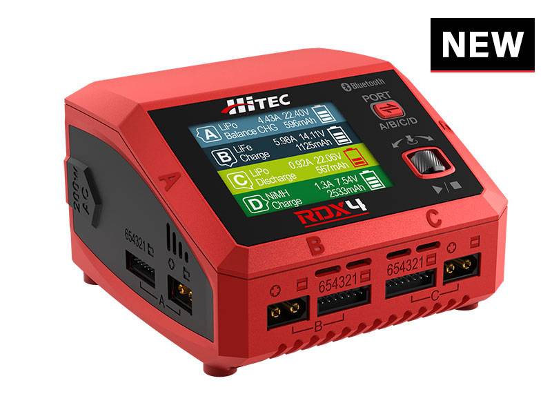 Hitec RCD 44354 RDX4 AC/DC Multi-Function Smart Charger