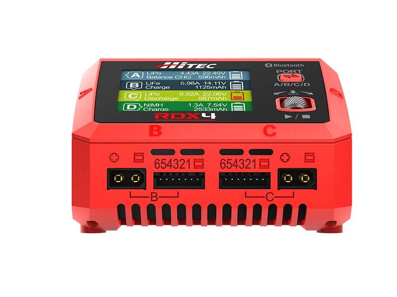 Hitec RCD 44354 RDX4 AC/DC Multi-Function Smart Charger