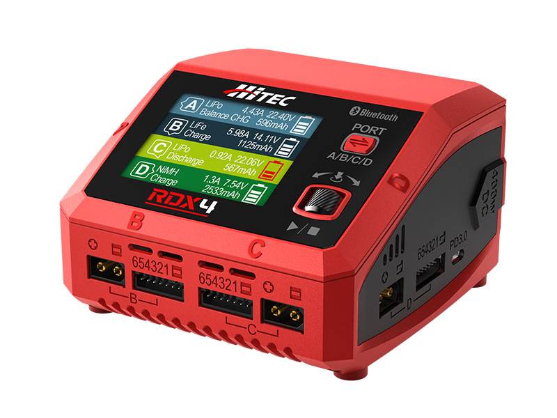 Hitec RCD 44354 RDX4 AC/DC Multi-Function Smart Charger