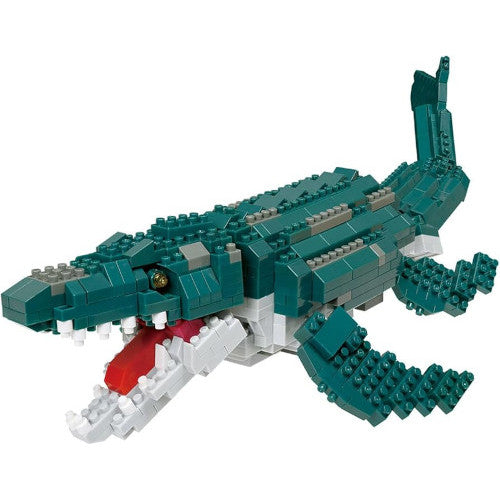 Nanoblock 22859 Mosasaurus Dinosaur Deluxe Edition Building Kit