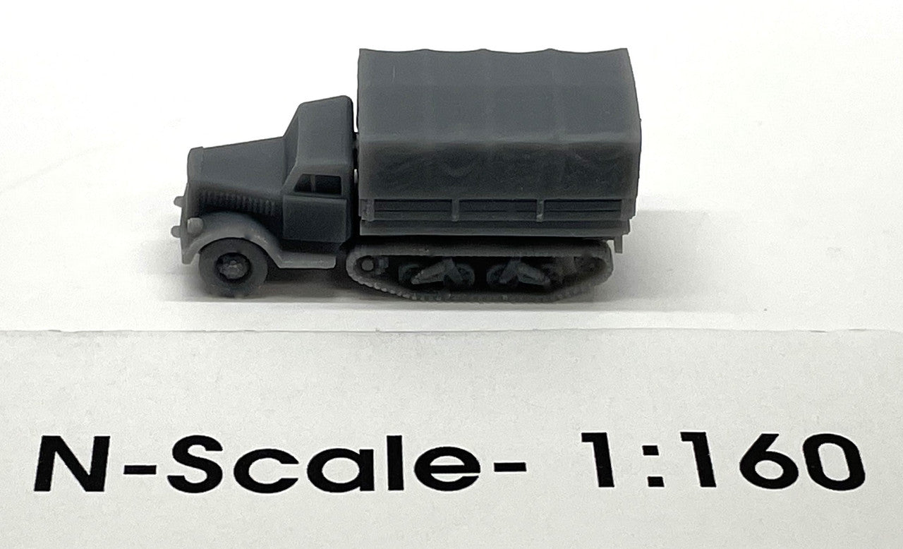 Phoenix Precision Models 30060 N Half-Track with Canvas Cover Resin Kit