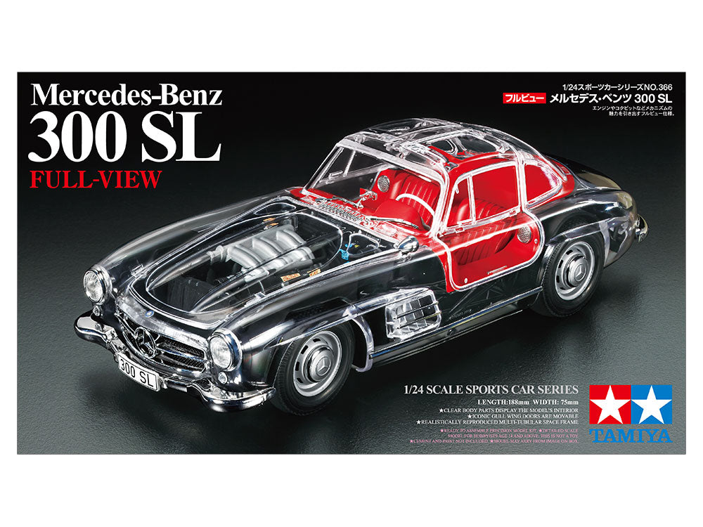 Tamiya 24366 1:24 No.366 Full-View Mercedes-Benz 300 SL Static Car Model