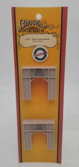 Chooch Enterprises 9575 N Scale Single Outside Braced Tunnel Portal (Pack of 2)