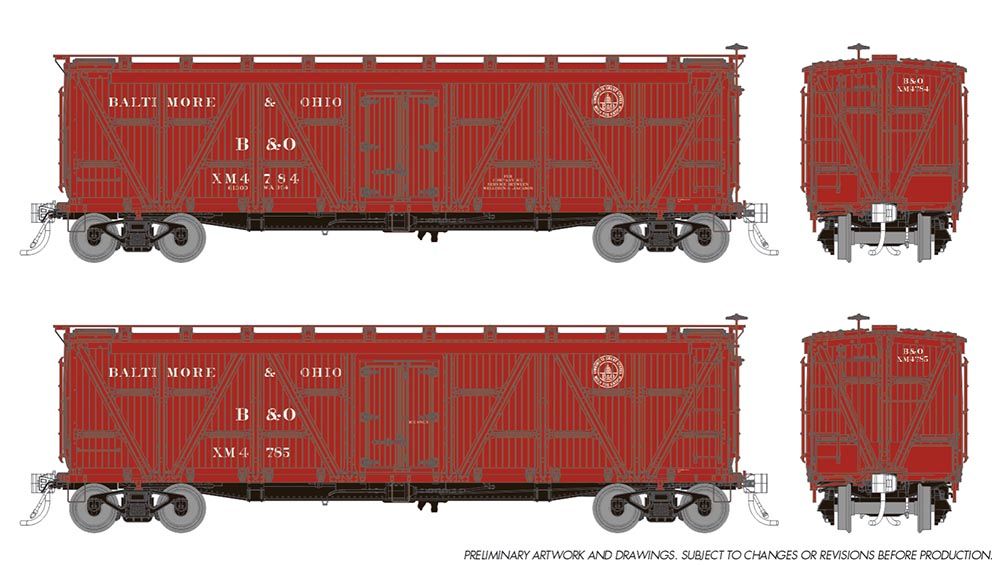Rapido Trains 177206A HO Baltimore & Ohio FGE R7 Reefer Car