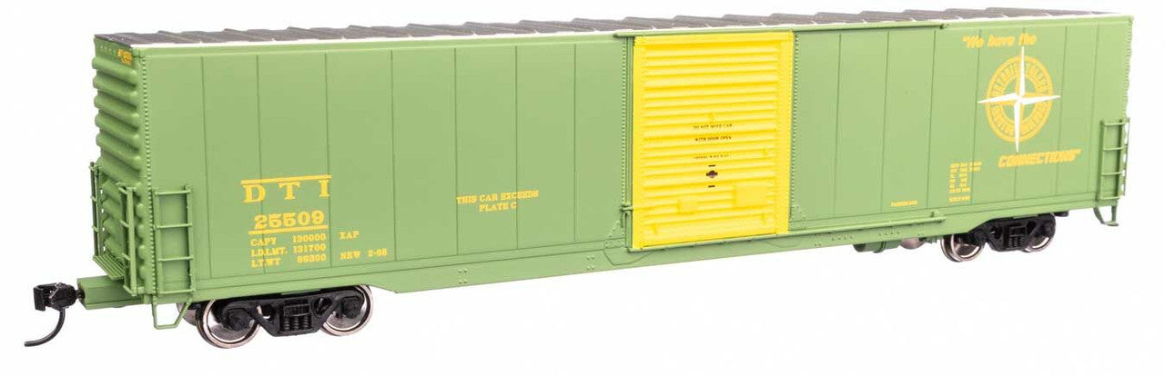 Walthers 910-3363 HO DTI 60' PS Single Door Auto Parts Boxcar RTR #25509 LN/Box
