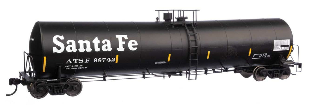 Walthers 910-48206 HO Santa Fe Trinity 25,000-Gallon Tank Car RTR #98742