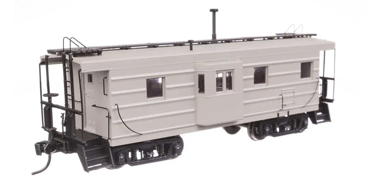 Walthers 920-103650 HO Undec Milwaukee Road Ribside Caboose with Coal Stove