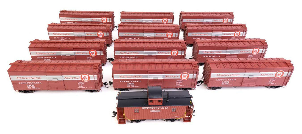 Walthers 920-901 HO PRR Merchandise Service Freight Train Set #2