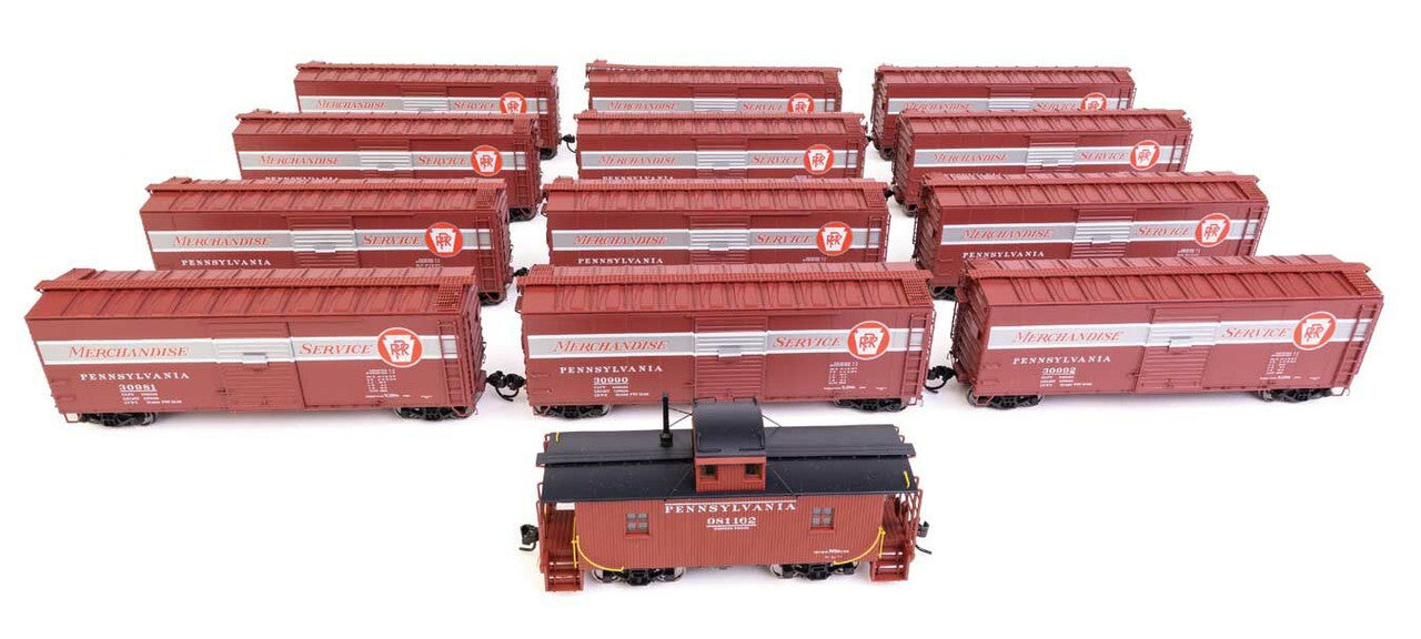 Walthers 920-902 HO PRR Merchandise Service Freight Train Set #3