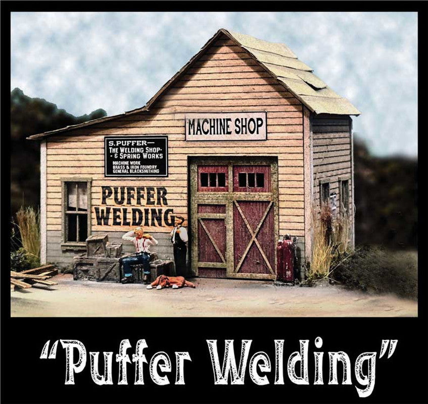 Bar Mills 5032 HO Puffers Welding Laser-Cut Wood Building Kit