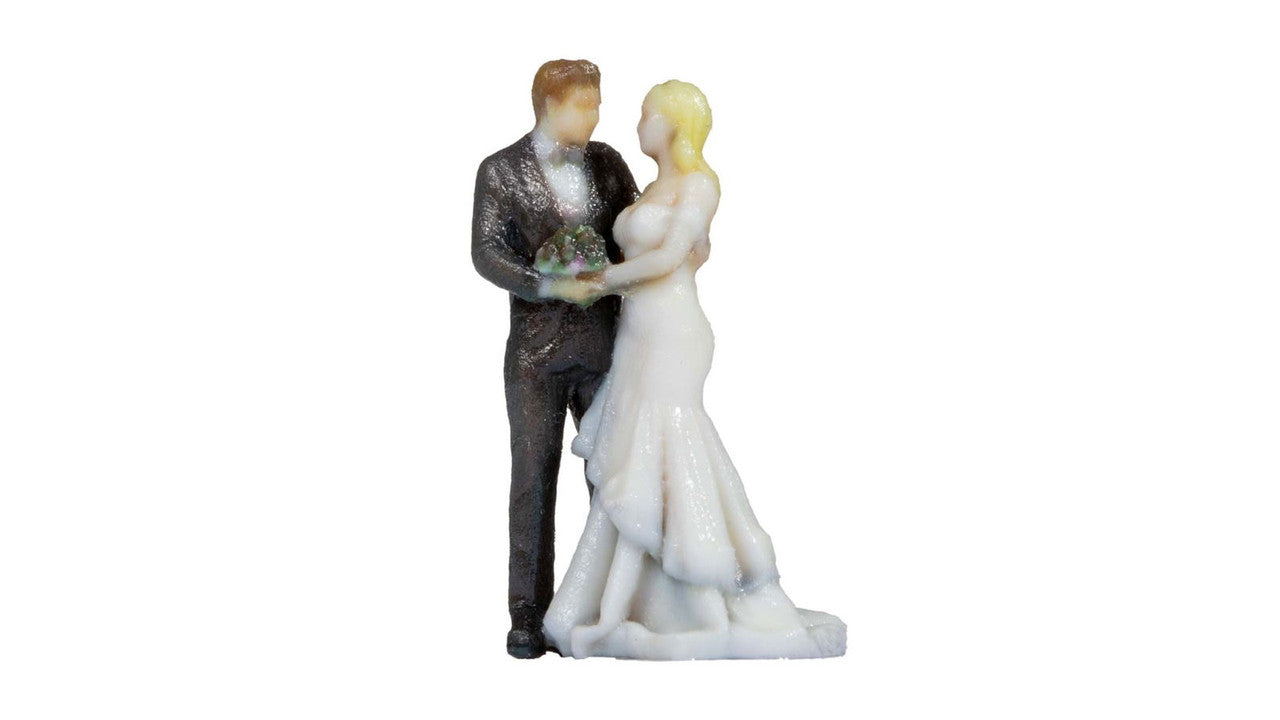 Noch 10401 HO Bride and Groom Color 3D Print Figure