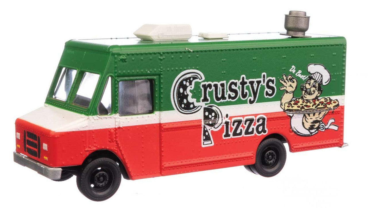 Walthers 949-12110 HO Crusty's Pizza Food Truck Morgan Olson Route Star Van