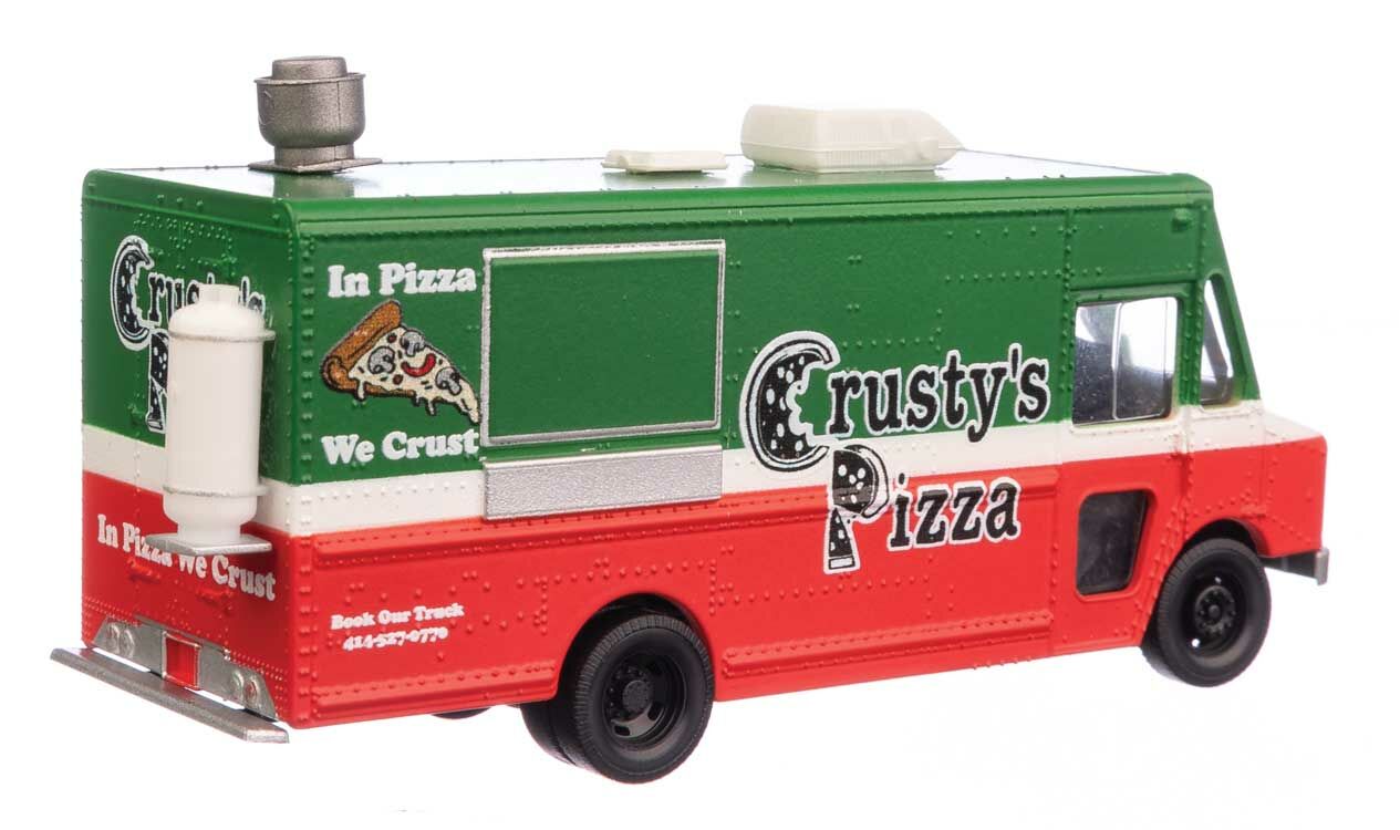Walthers 949-12110 HO Crusty's Pizza Food Truck Morgan Olson Route Star Van
