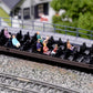 Faller 151685 HO Sitting People without Legs Figures (Set of 8)