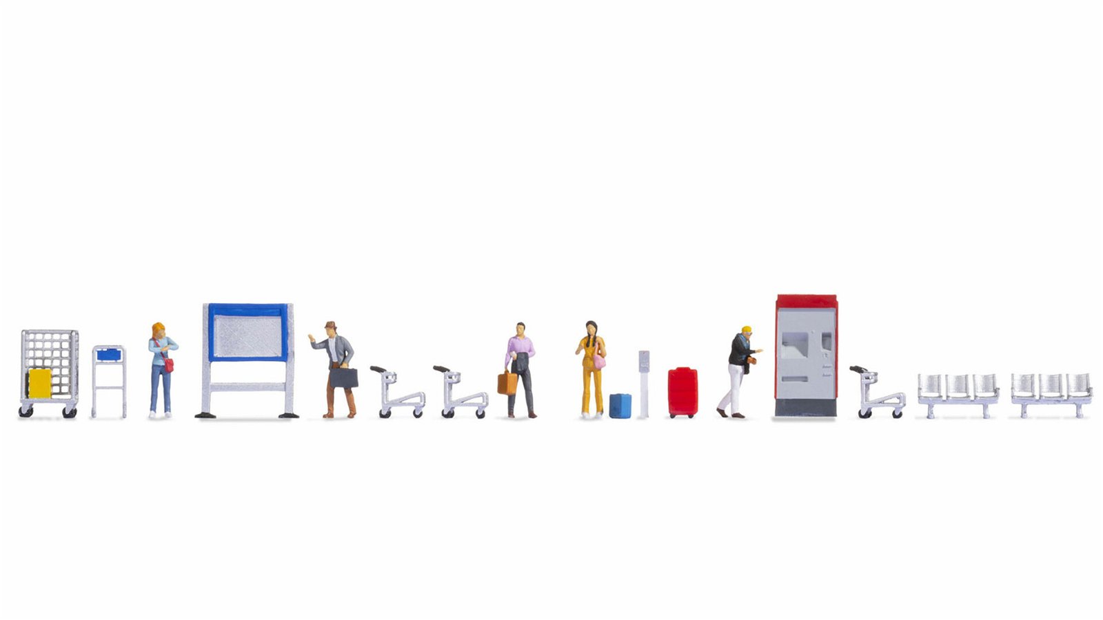 Noch 16268 HO Platform Themed Figures Set