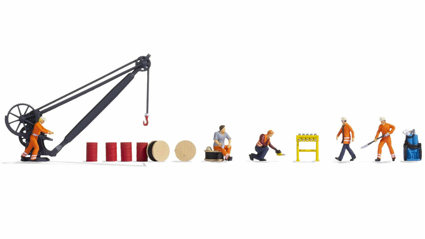Noch 16270 HO Rail Depot Themed Figures Set